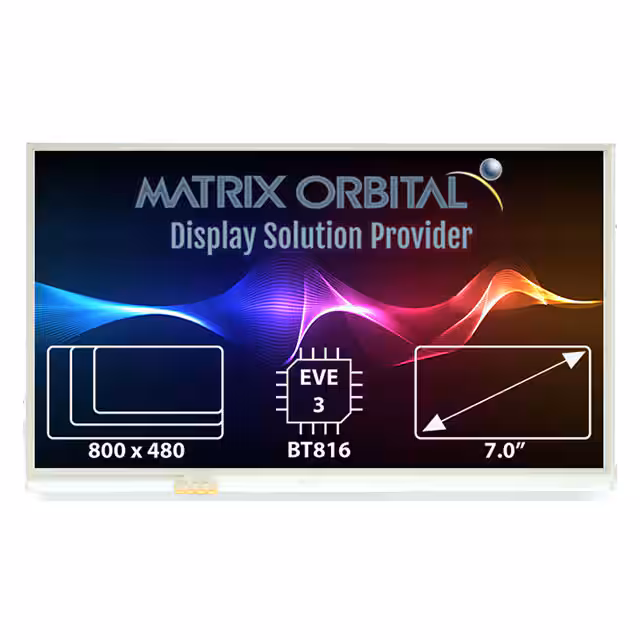 EVE3-70A-BLM-TPR-F32 Matrix Orbital  Modules d'affichage - LCD OLED Graphic